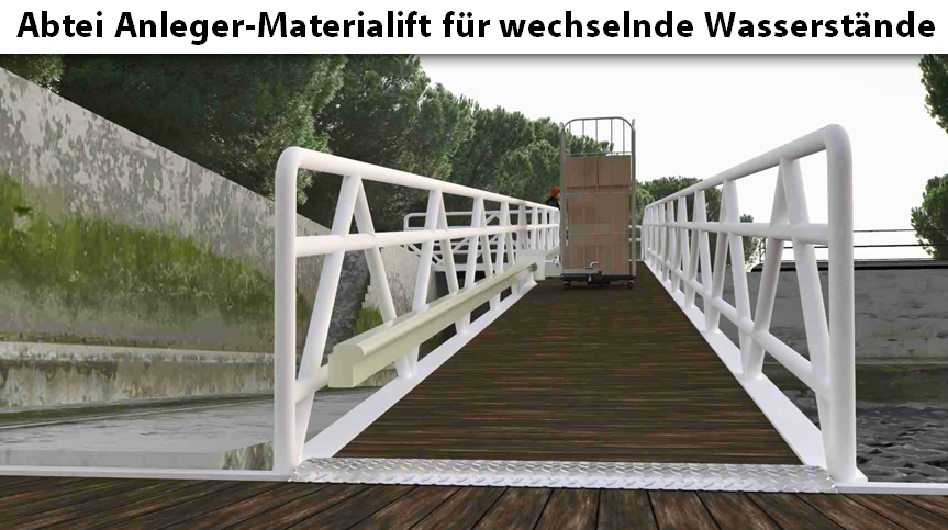 Schr&auml;gaufzug pier